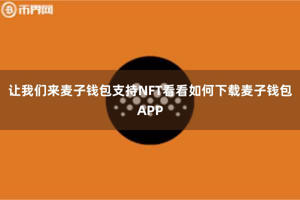 让我们来麦子钱包支持NFT看看如何下载麦子钱包APP
