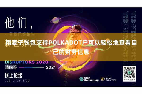 用麦子钱包支持POLKADOT户可以轻松地查看自己的财务信息