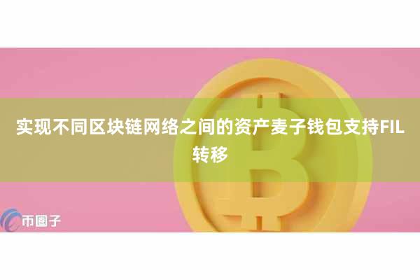 实现不同区块链网络之间的资产麦子钱包支持FIL转移